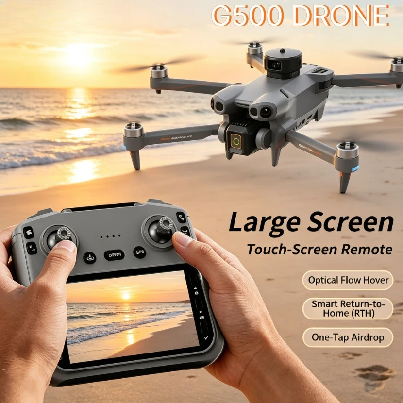 طائرة بدون طيار G500 الأصلية ا - مراجعة Drone Kit Long Range وسعره