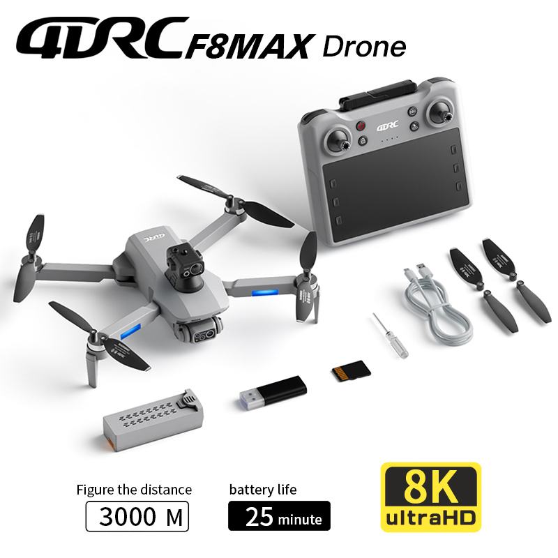 F8 MAX GPS الطائرة بدون طيار ا - مراجعة Drone Kit Professional وسعره